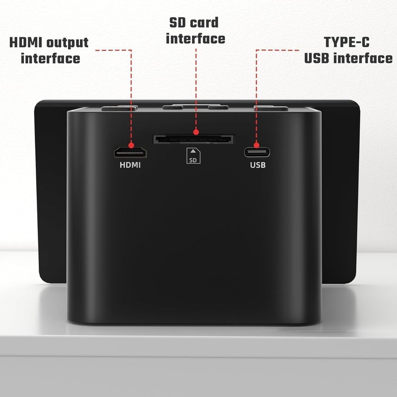 DigitPro Film and Slide Scanner – Convert 35mm, 126, 110 Film Negatives & Slides to 22MP Digital Photos – Negative Scanner with 5” LCD, Easy-Load Inserts – Quickly Convert Negatives & Slides - Image 5